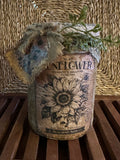 Grungy primitive jar