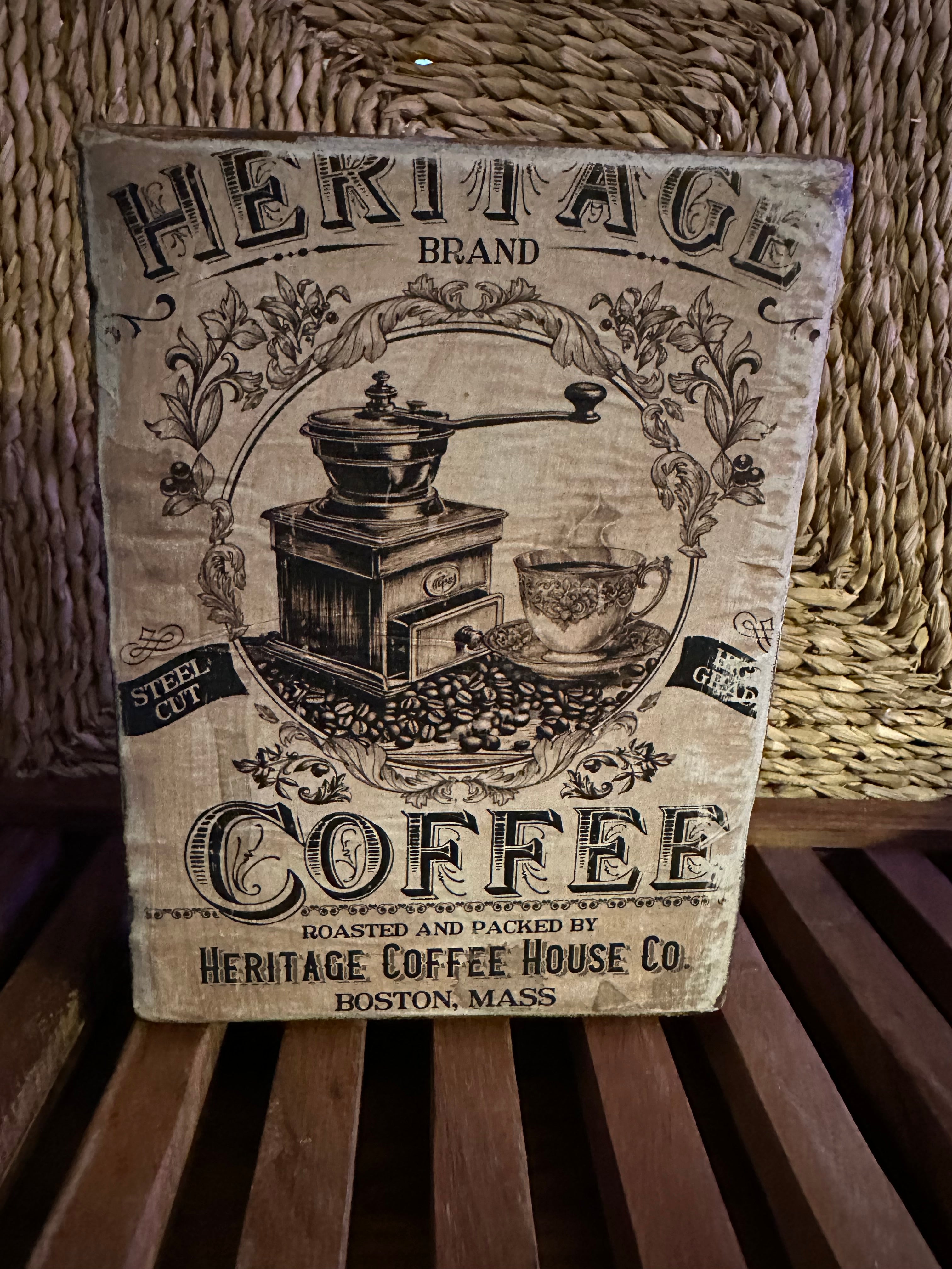 Shelf sitter heritage coffee