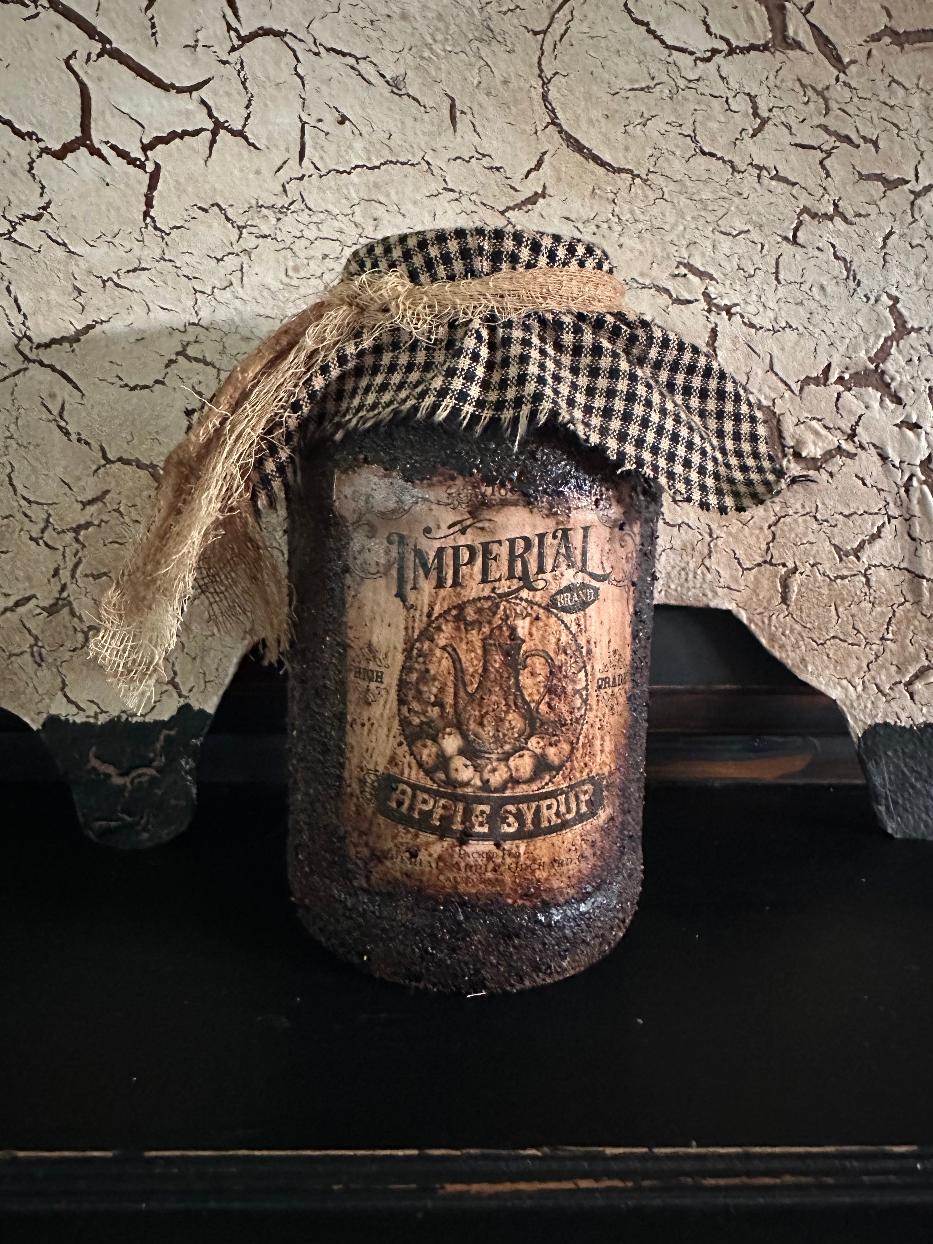 Primitive Grungy Jar