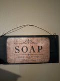 Soap hanging